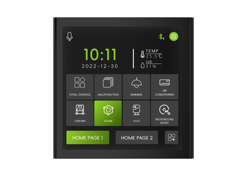 Letour 10-let-lyxp40062F22-voice 4-дюймовая кнопка KNX с сенсорным дисплеем