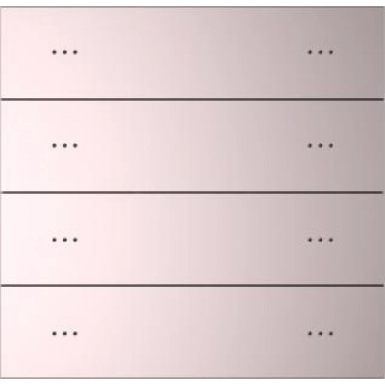 Letour LY/KK0410T10STPSGO Выключатель Т10, 4-клавишн., встр. реле, пластик, квадр., золотой
