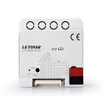 Letour LY/CL0206413FV1.2 Актуатор управления приводами штор через сухой контакт, 2 канала, скрытый монтаж